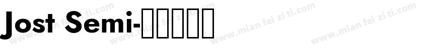 Jost Semi字体转换